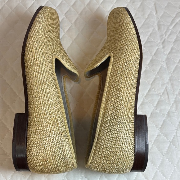 Stubbs & Wootton Private Stock Limited Edition Metallic Gold Loafer Size 7 - Picture 5 of 13